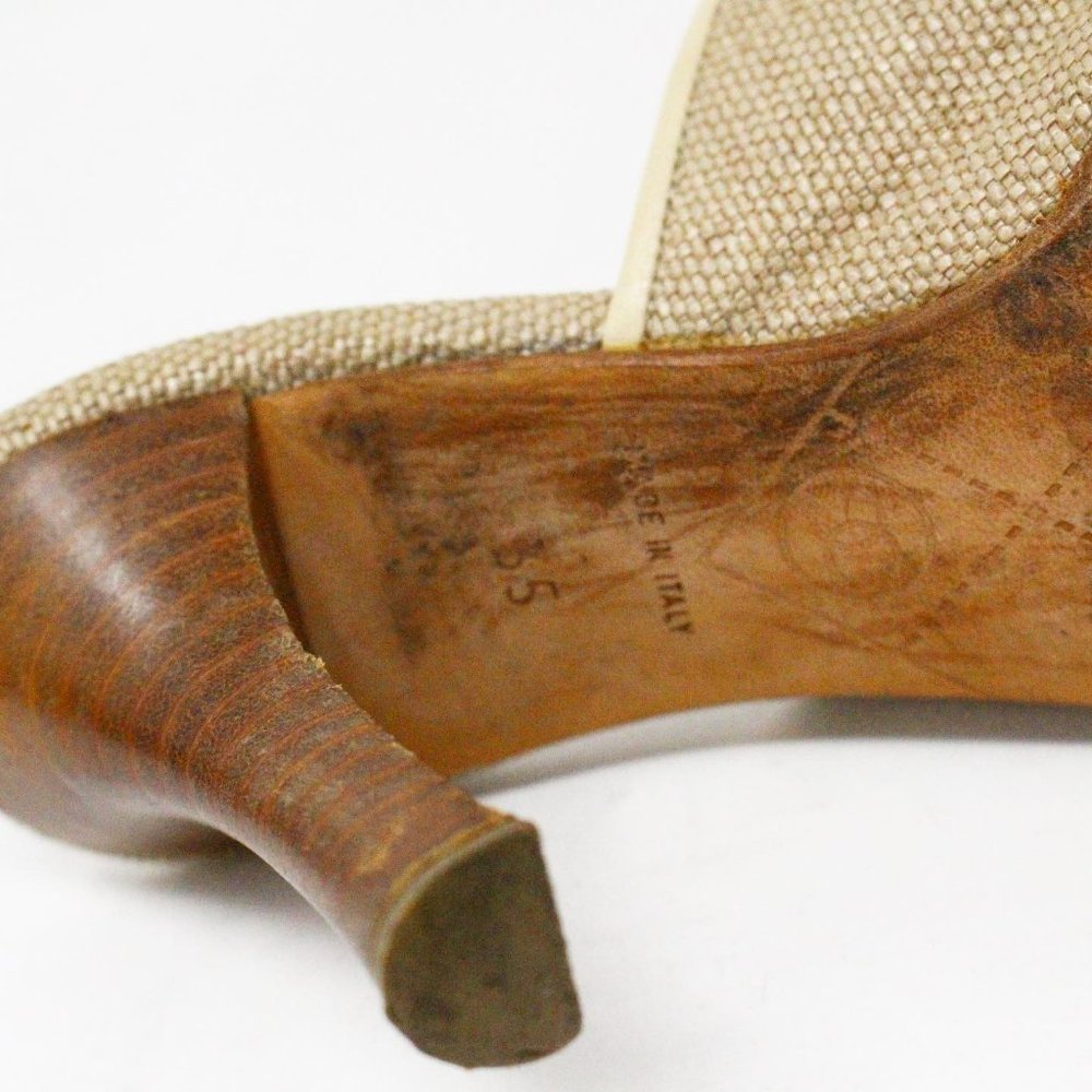 CHANEL #36220 Nude Mule Sandals (US 5 EU 35) - Picture 10 of 10